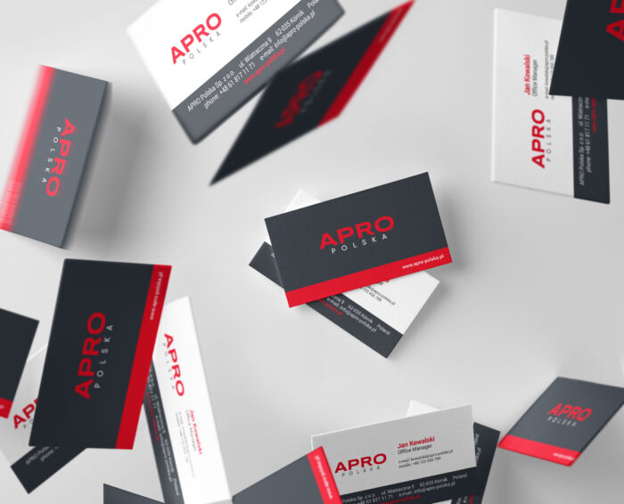 projekt graficzny wizytówki