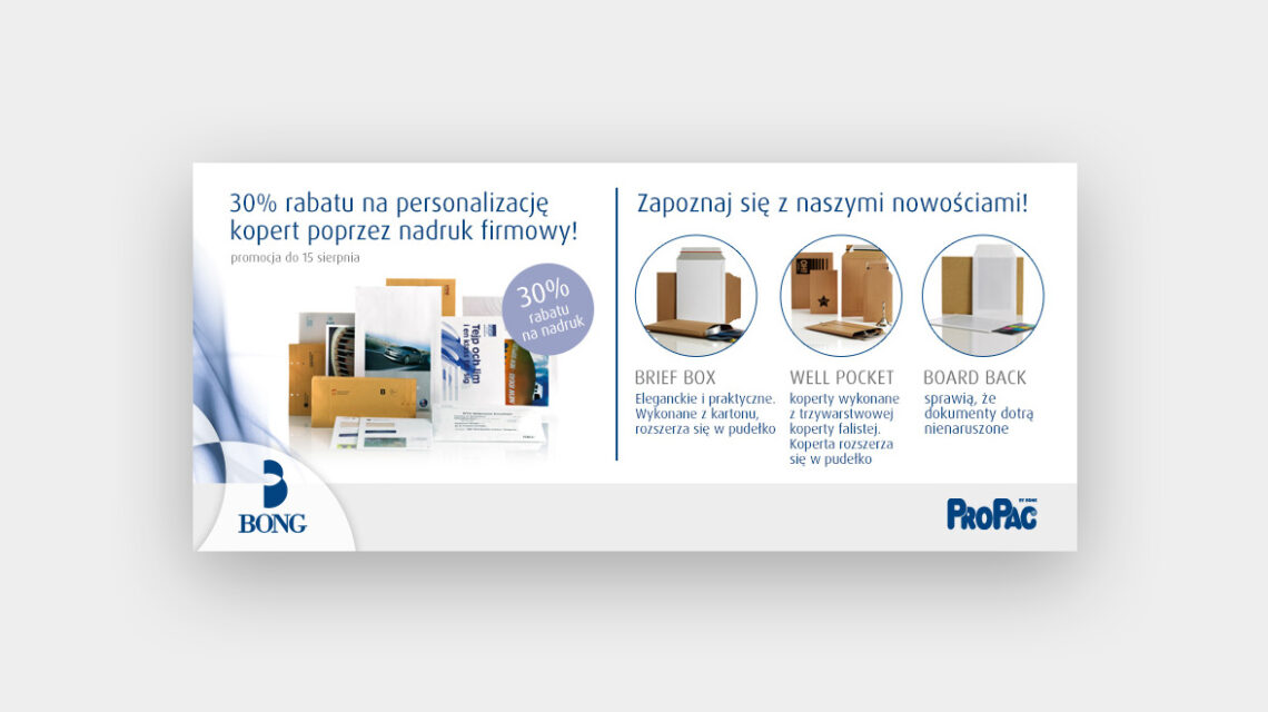 projekt i druk banerów